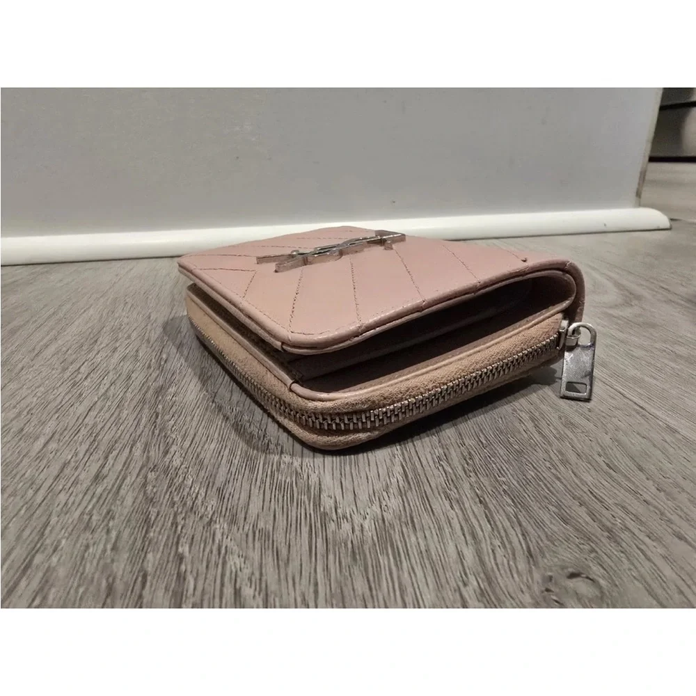 YSL Saint Laurent Cassandre Quilted Leather Zip Wallet - Picture 3 of 8
